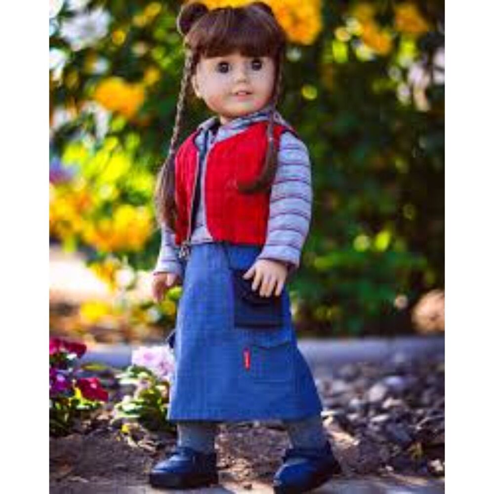 American Girl Doll 18" Truly Me Brown Hair Blue Eyes  Urban Outfit # 7